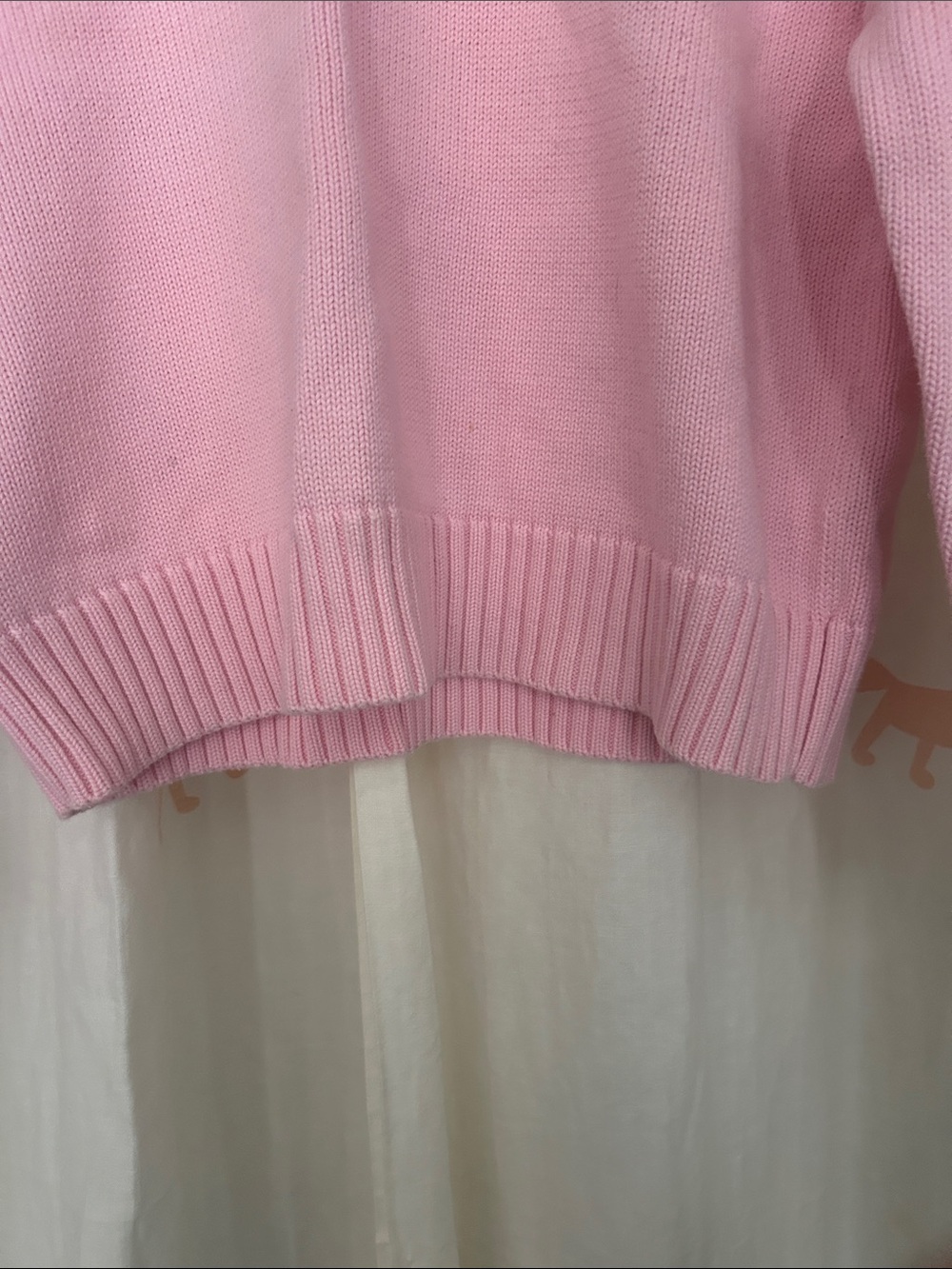 Ralph Lauren Light Pink Crewneck Sweater L - Picture 4 of 9
